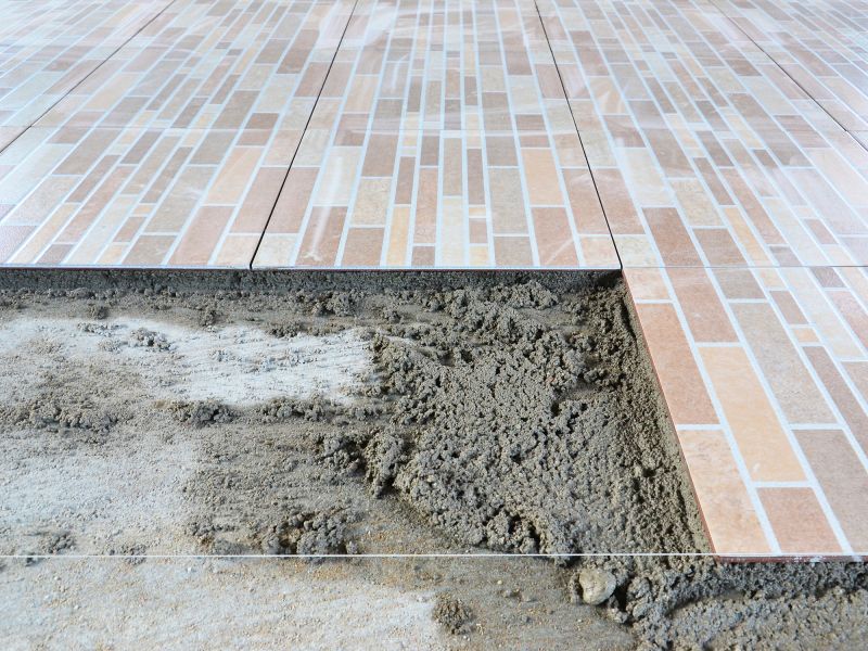 Natural Stone Tile Setup